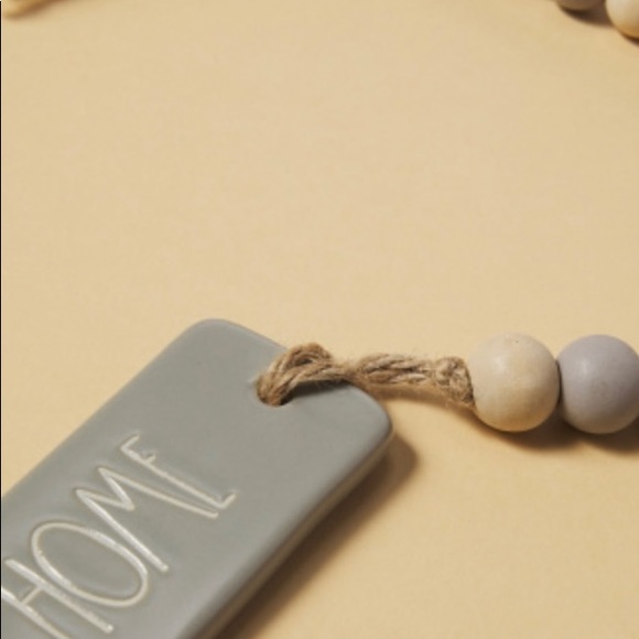 Rae Dunn grey HOME beads - Picture 2 of 3